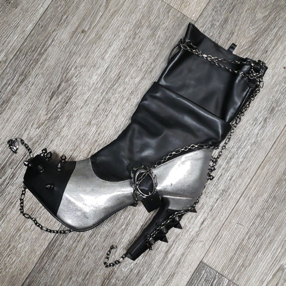 Cyber Goth Industrial Boots